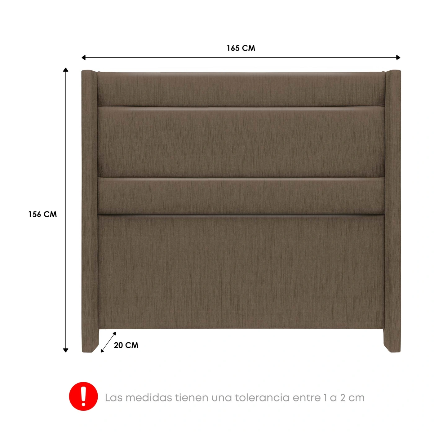 DORMITORIO AMERICANO FORLI NIZA QUEEN + CABECERA DE LUXE LÍNEA + VELADOR - 9