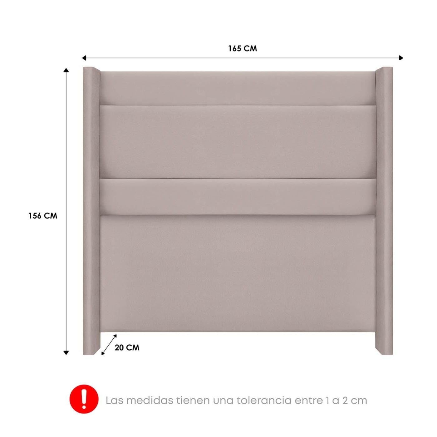 DORMITORIO AMERICANO FORLI DIJON QUEEN + CABECERA DE LUXE LÍNEA + VELADOR - 7