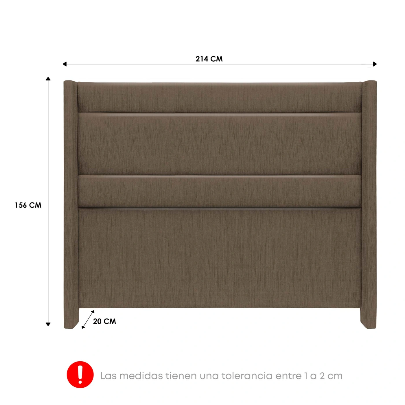 DORMITORIO AMERICANO FORLI NIZA KING + CABECERA DE LUXE LÍNEA + VELADOR - 9