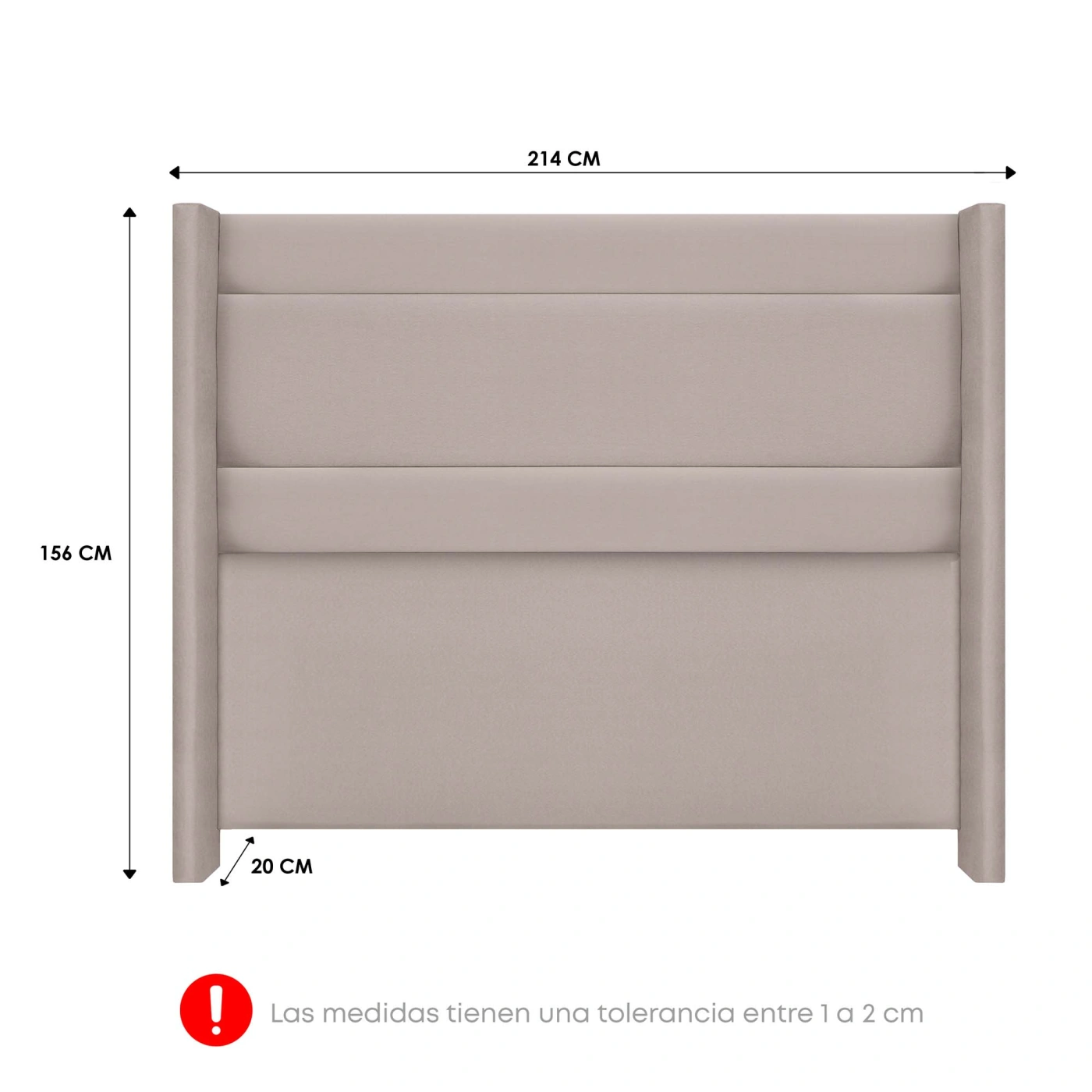DORMITORIO AMERICANO FORLI NIZA KING + CABECERA DE LUXE LÍNEA + VELADOR - 9