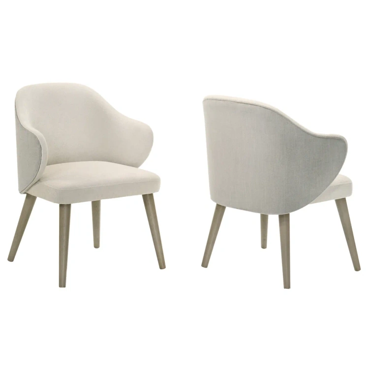 JUEGO COMEDOR MAISON LINETT CELINE 6 SILLAS BEIGE - 7