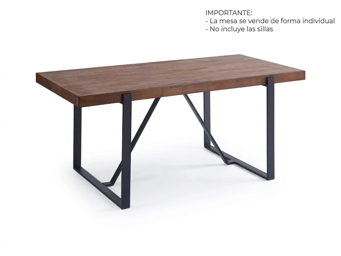 MESA DE COMEDOR RIPLEY HOME IRONBRIDGE 90X180 CM - 2