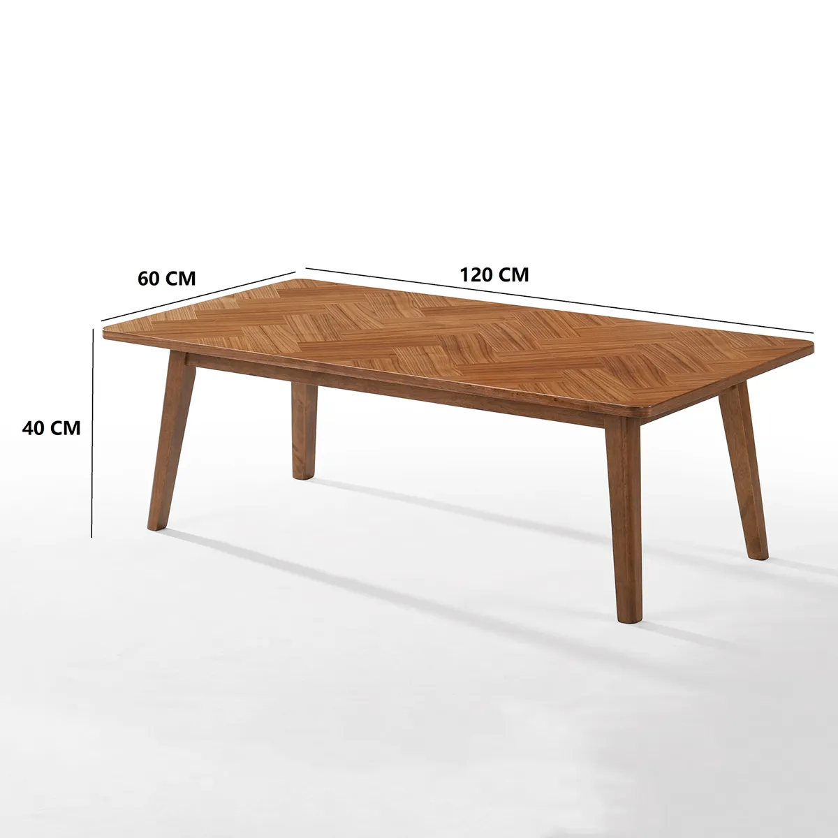 MESA CENTRO SALA RIPLEY HOME CENTURY MADERA + MESA LATERAL CHEVRON - 6