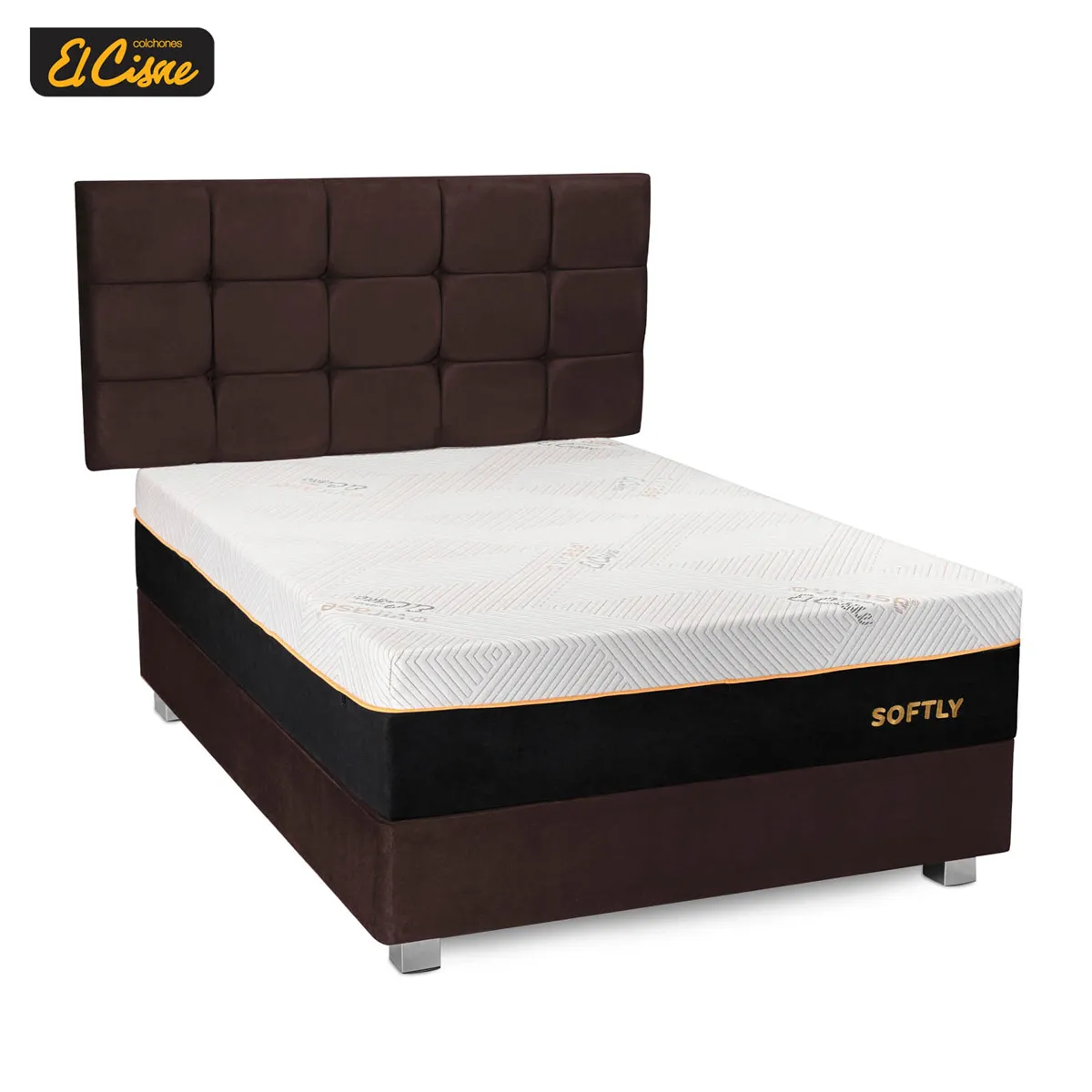 DORMITORIO AMERICANO EL CISNE SCUARED SOFTLY 2 PLAZAS - 2