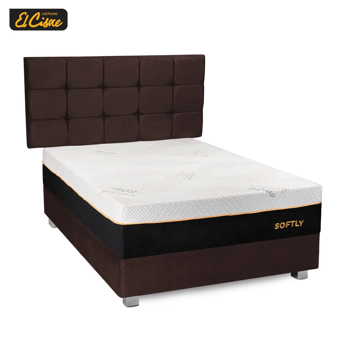 DORMITORIO AMERICANO EL CISNE SCUARED SOFTLY QUEEN - 2