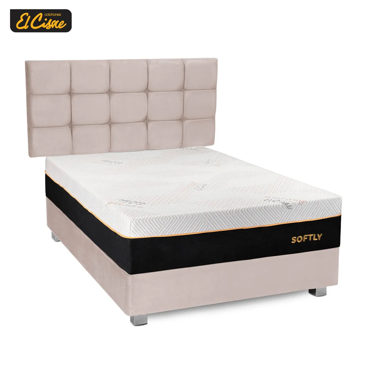 DORMITORIO AMERICANO EL CISNE SCUARED SOFTLY QUEEN - 2