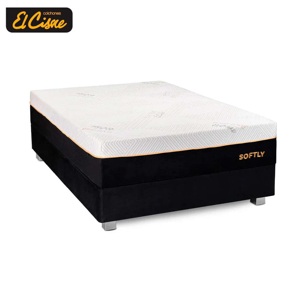 DORMITORIO AMERICANO EL CISNE HIPNOS SOFTLY 1.5 PLAZAS - 3