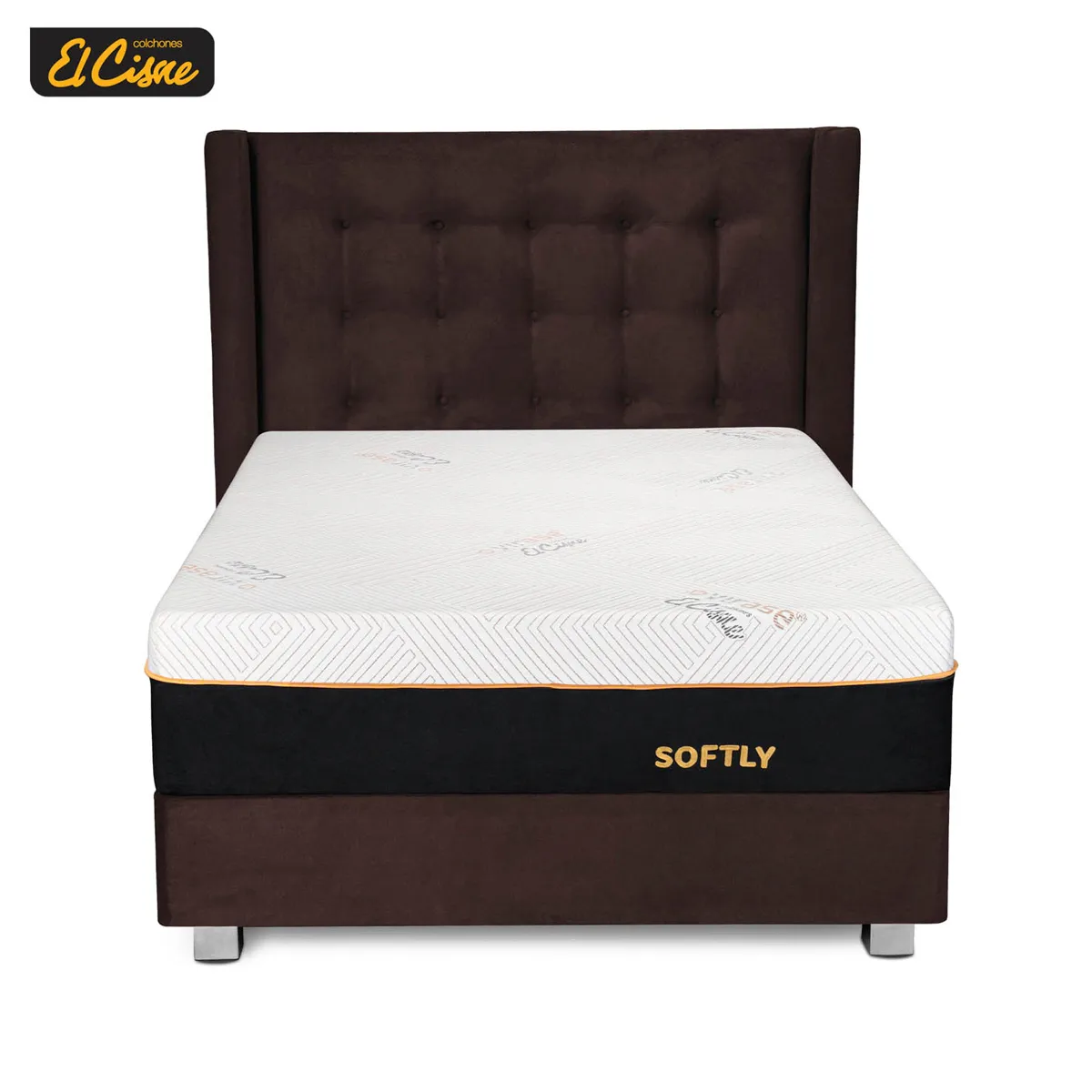 DORMITORIO AMERICANO EL CISNE HIPNOS SOFTLY 1.5 PLAZAS - 2