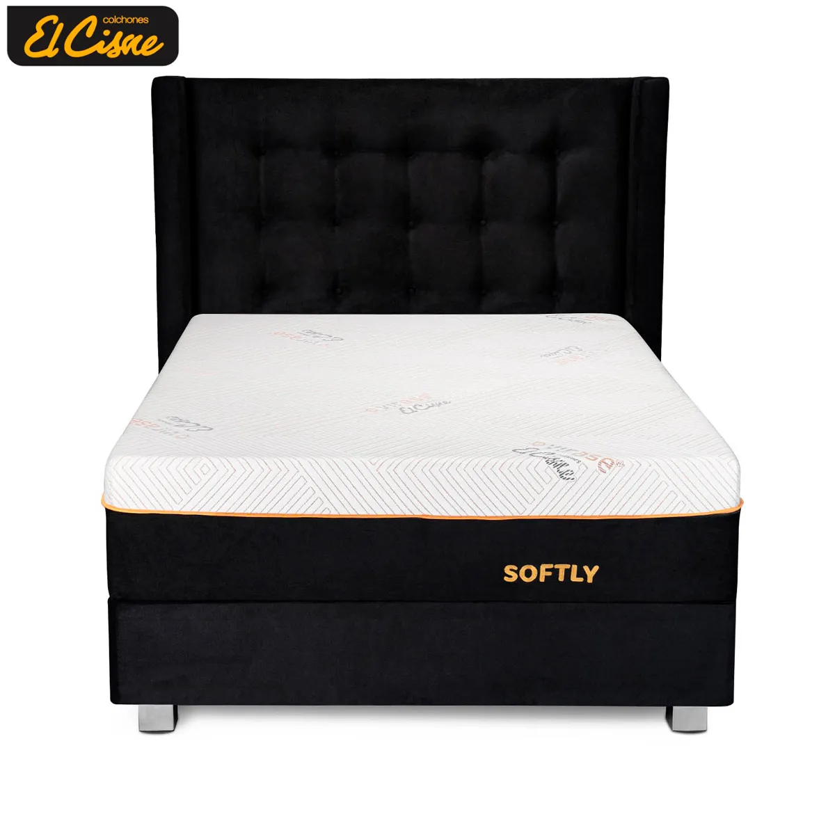DORMITORIO AMERICANO EL CISNE HIPNOS SOFTLY 2 PLAZAS - 2