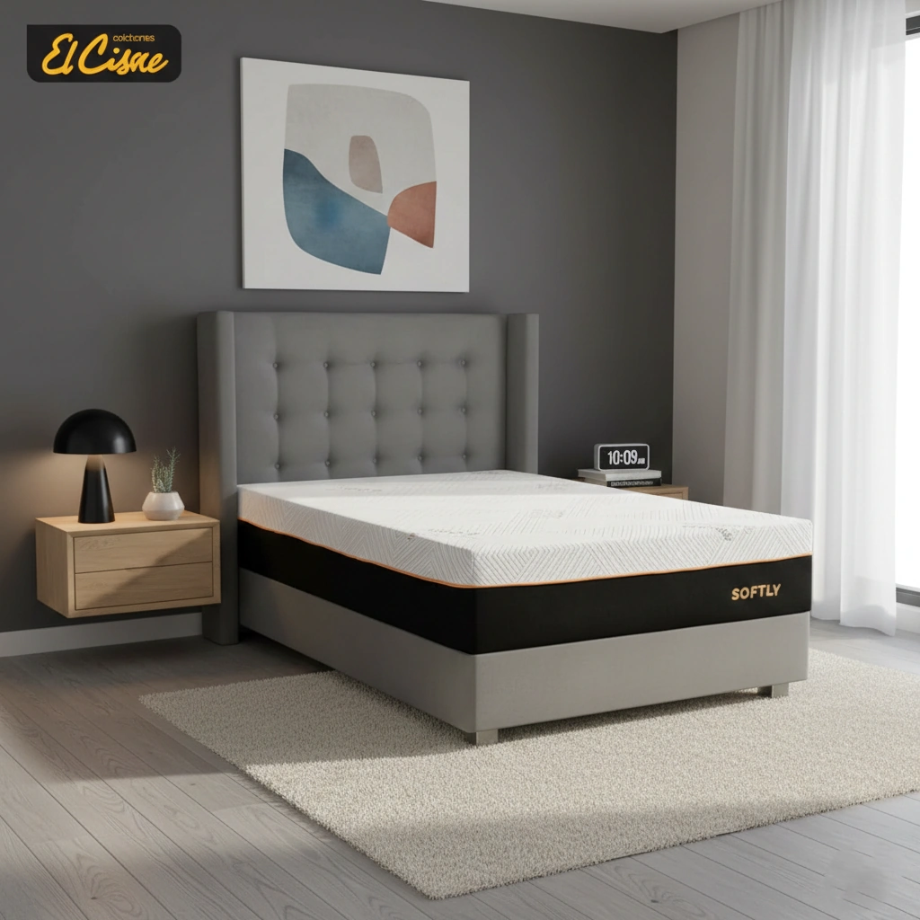 DORMITORIO AMERICANO EL CISNE HIPNOS SOFTLY 2 PLAZAS - 1