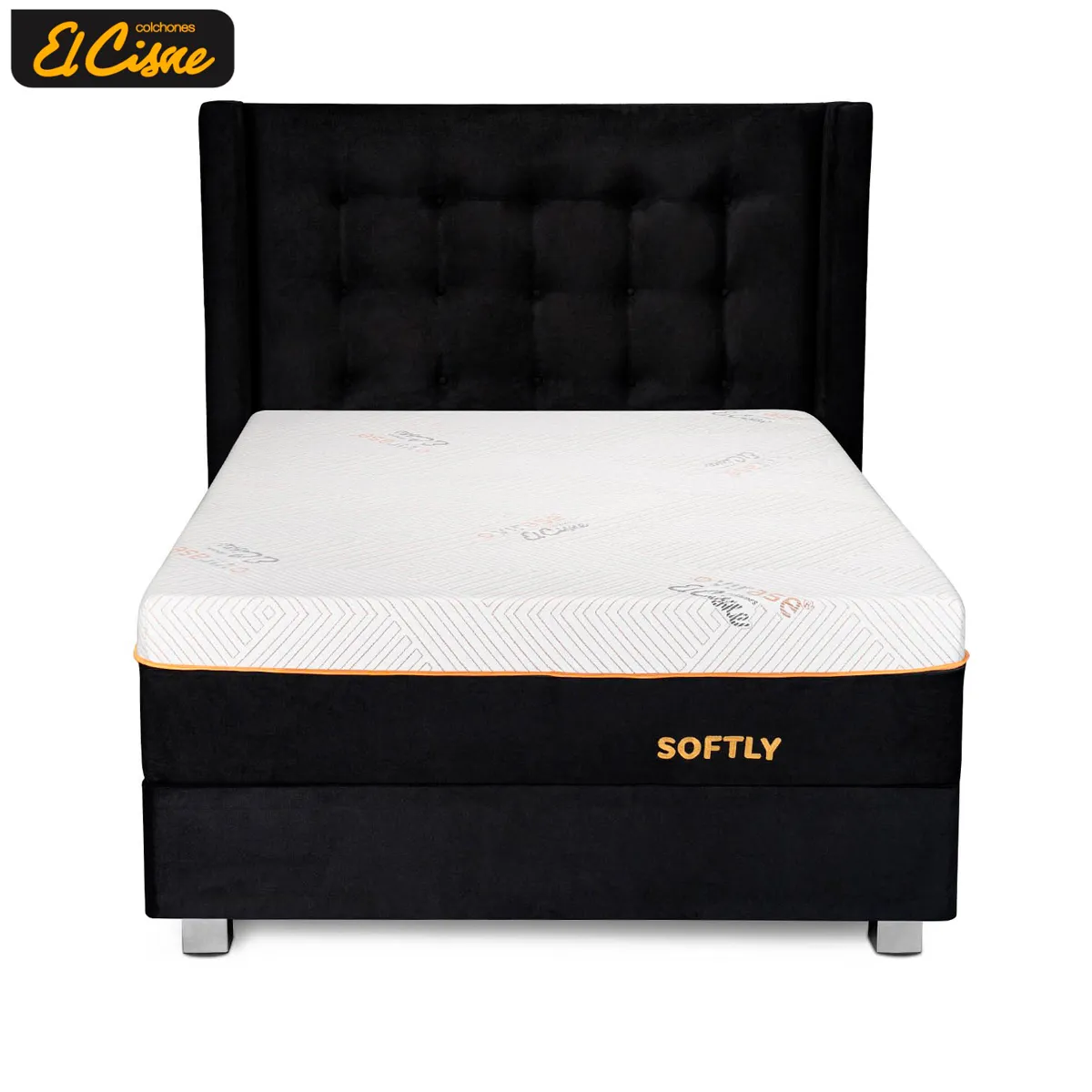 DORMITORIO AMERICANO EL CISNE HIPNOS SOFTLY QUEEN - 2