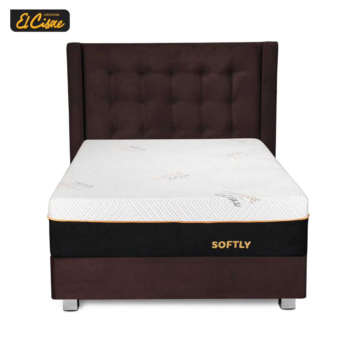 DORMITORIO AMERICANO EL CISNE HIPNOS SOFTLY QUEEN - 2
