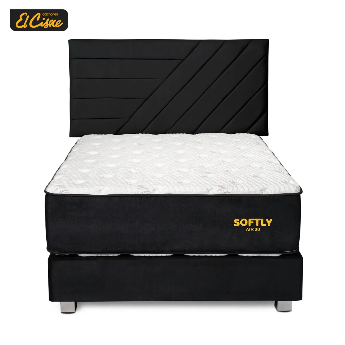 DORMITORIO AMERICANO EL CISNE STRIPES SOFTLY AIR30 1.5 PLAZAS - 2