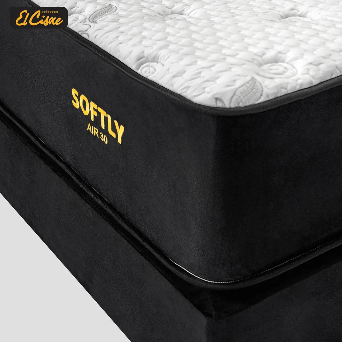 DORMITORIO AMERICANO EL CISNE STRIPES SOFTLY AIR30 1.5 PLAZAS - 3