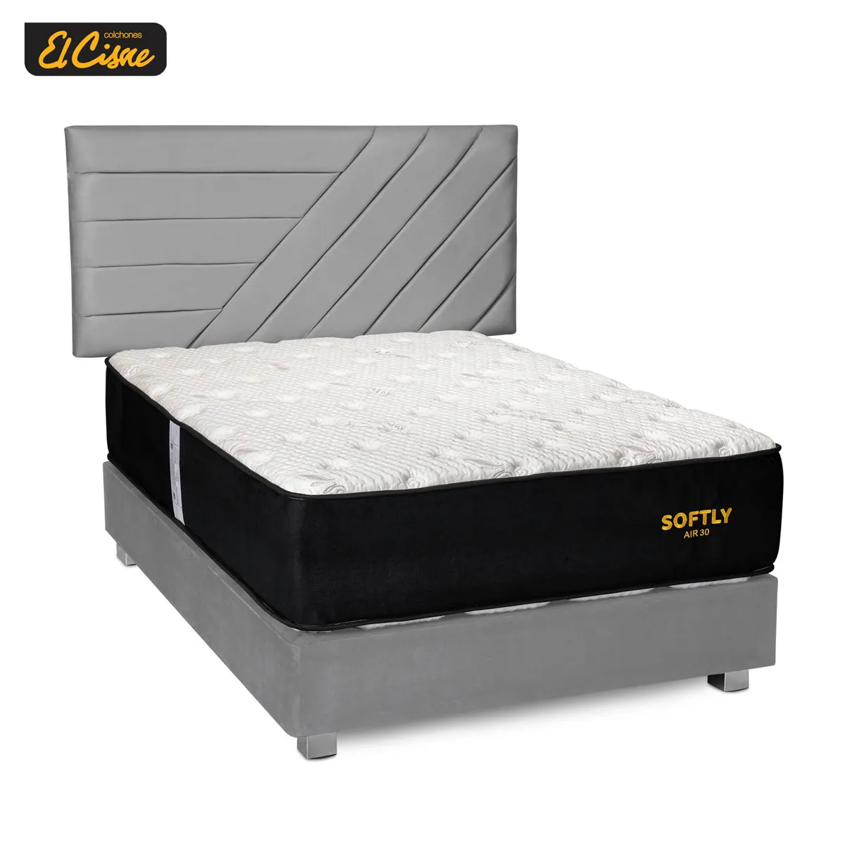 DORMITORIO AMERICANO EL CISNE STRIPES SOFTLY AIR30 2 PLAZAS - 1