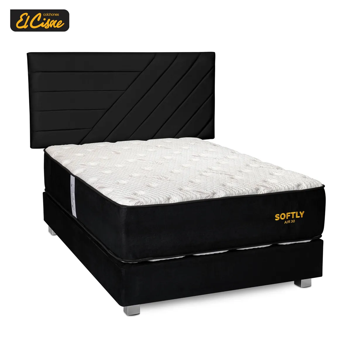 DORMITORIO AMERICANO EL CISNE STRIPES SOFTLY AIR30 KING - 1