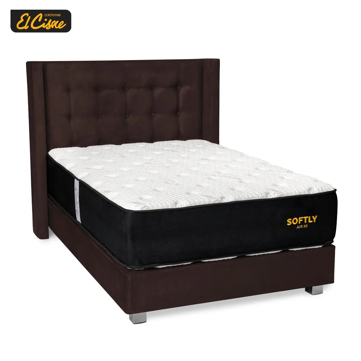 DORMITORIO AMERICANO EL CISNE HIPNOS SOFTLY AIR30 1.5 PLAZAS - 2