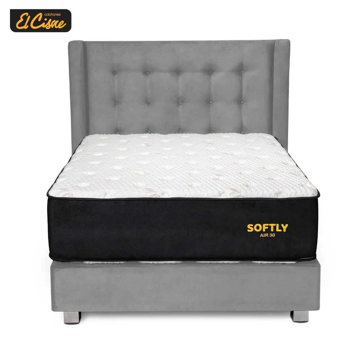 DORMITORIO AMERICANO EL CISNE HIPNOS SOFTLY AIR30 QUEEN - 1