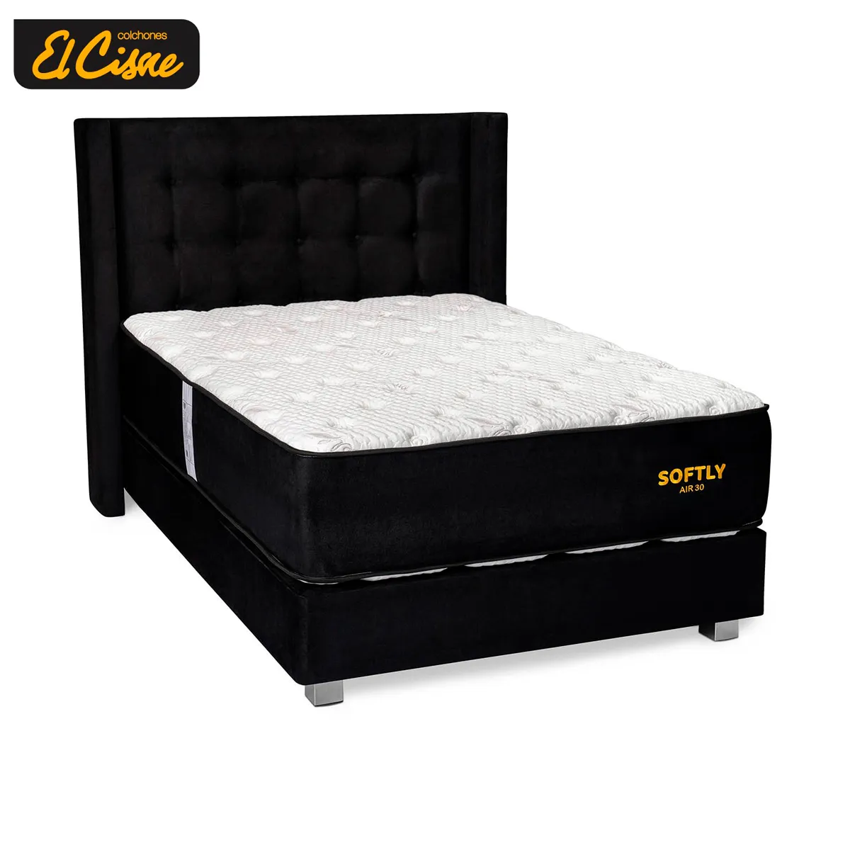 DORMITORIO AMERICANO EL CISNE HIPNOS SOFTLY AIR30 KING - 2