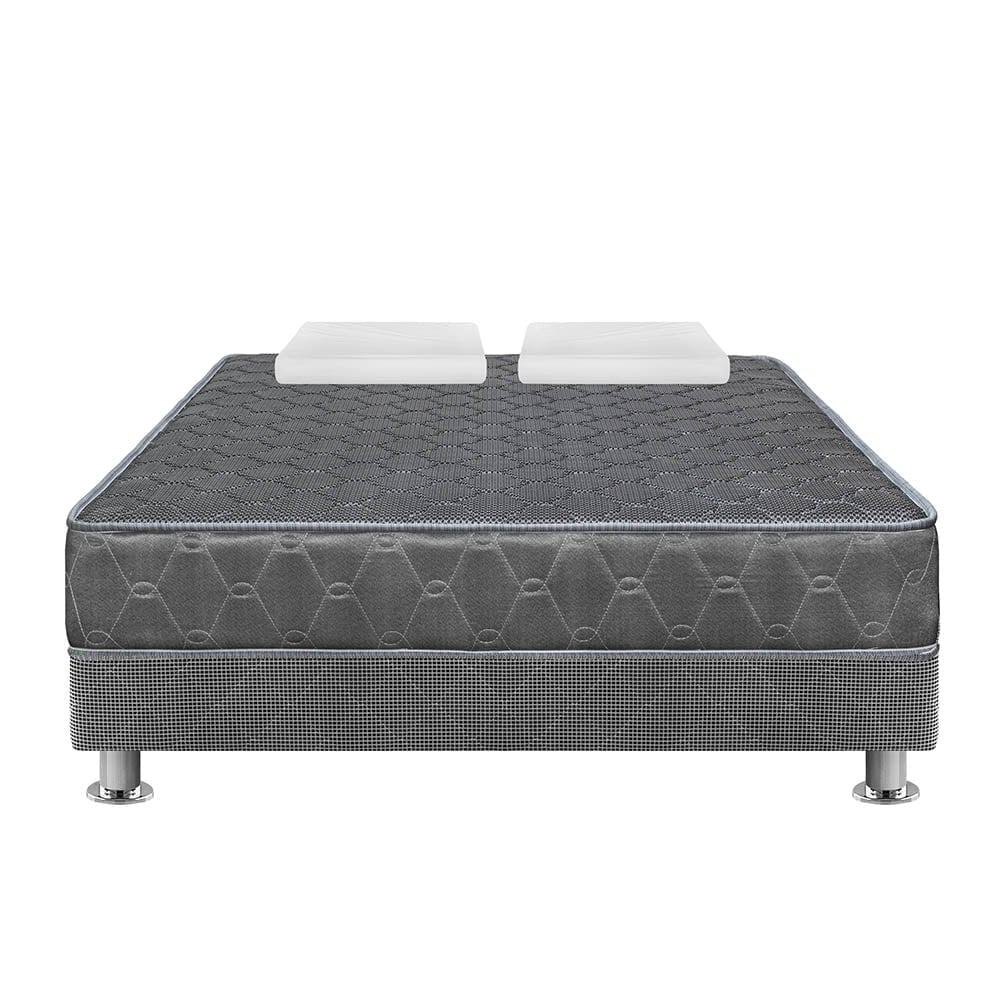 CAMA AMERICANA FORLI AQCUA 2 PLAZAS GRIS + EDREDÓN - 2