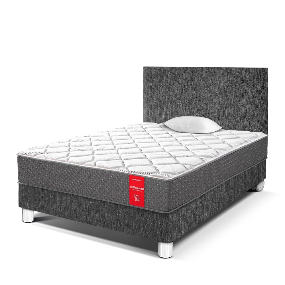 DORMITORIO AMERICANO PARAÍSO SU MAJESTAD 1.5 PLAZAS CHARCOAL - 1