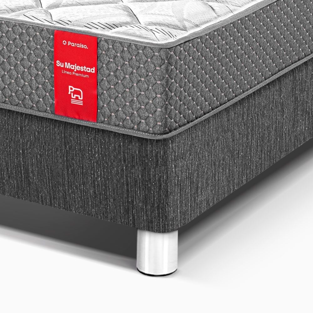 DORMITORIO AMERICANO PARAÍSO SU MAJESTAD 1.5 PLAZAS CHARCOAL - 2
