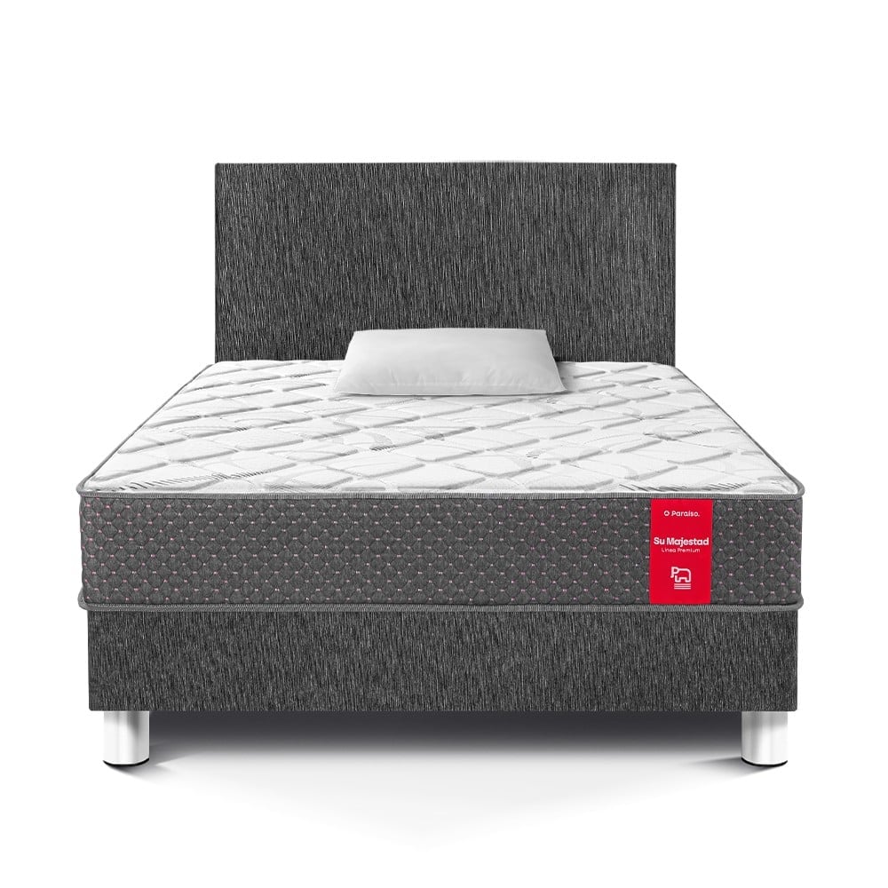 DORMITORIO AMERICANO PARAÍSO SU MAJESTAD 1.5 PLAZAS CHARCOAL - 3