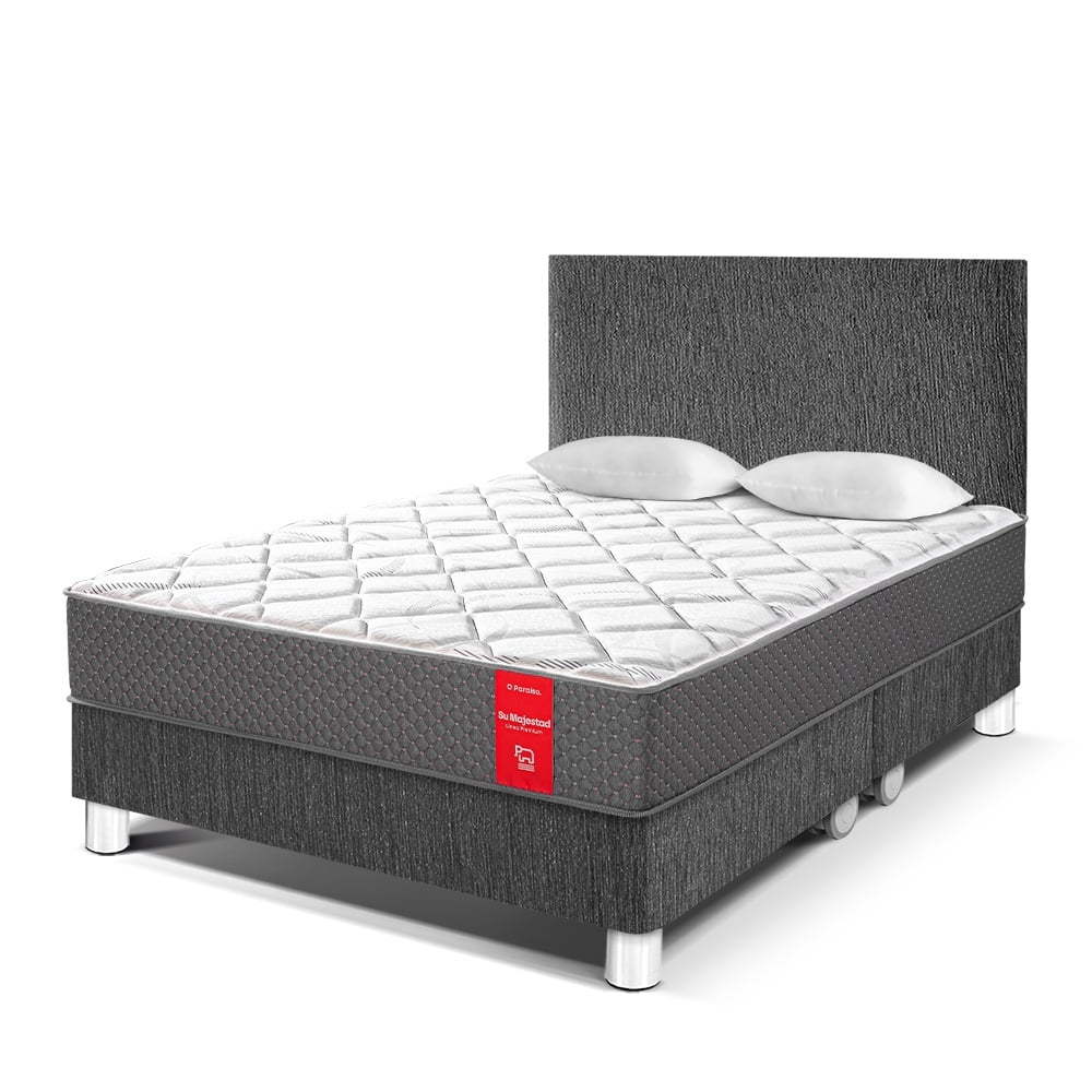 DORMITORIO AMERICANO PARAÍSO SU MAJESTAD KING CHARCOAL - 1