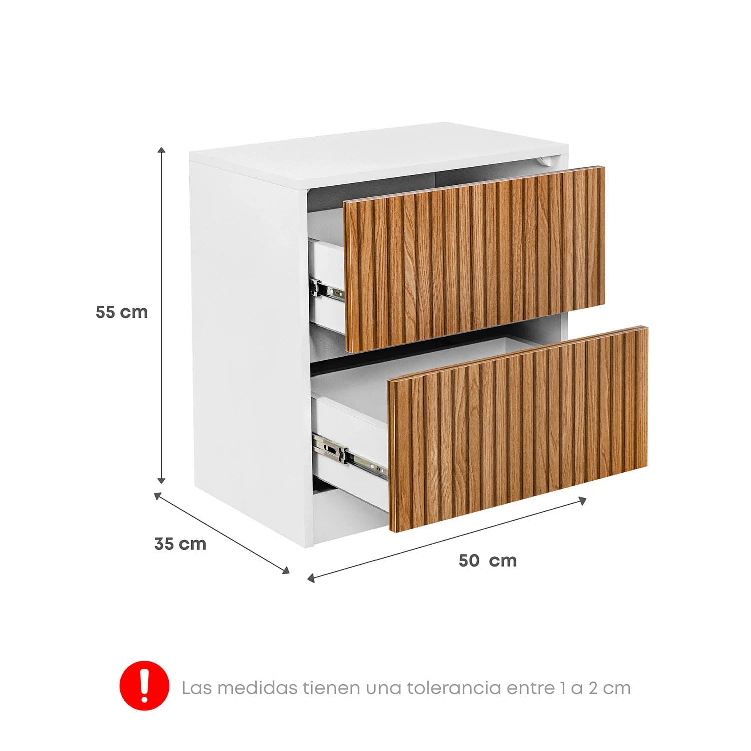 DORMITORIO AMERICANO FORLI CAPELLA QUEEN + VELADORES - 7