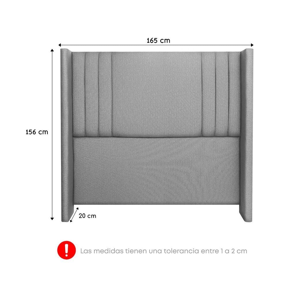 DORMITORIO AMERICANO FORLI GOLDEN QUEEN + VELADORES - 7