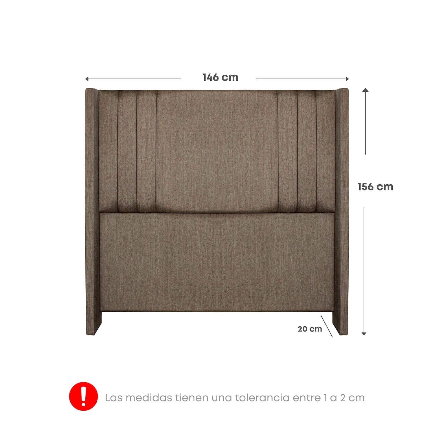 DORMITORIO AMERICANO FORLI PLATINIUM 2 PLAZAS + VELADORES - 7