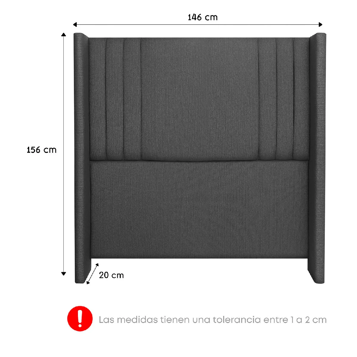 DORMITORIO FORLI PLATINIUM 2 PLAZAS + VELADORES - 7