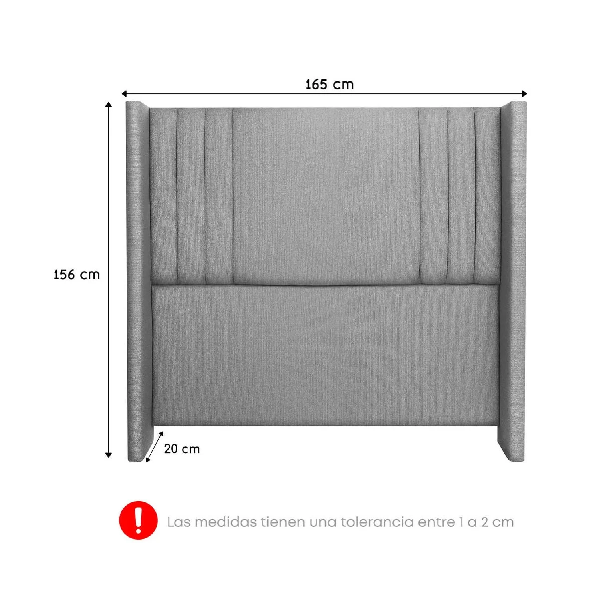 DORMITORIO FORLI PLATINIUM QUEEN + VELADORES - 7