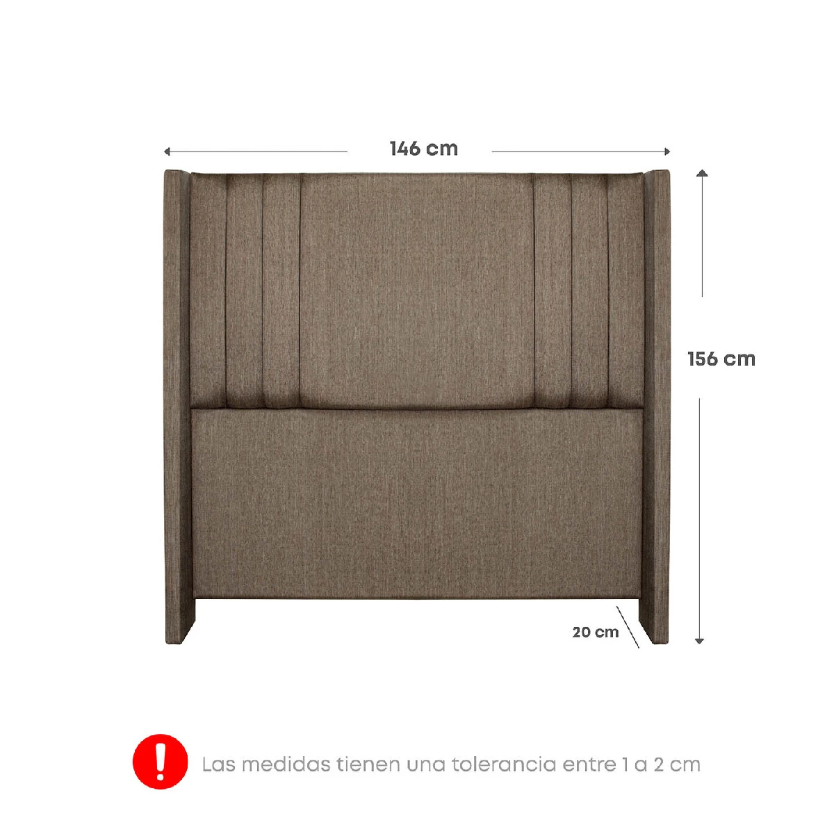 DORMITORIO FORLI PLATINIUM 2 PLAZAS + VELADORES - 7