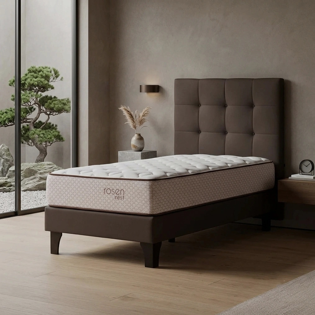 DORMITORIO EUROPEO ROSEN REST 1.5 PLAZAS ISSEY - 1