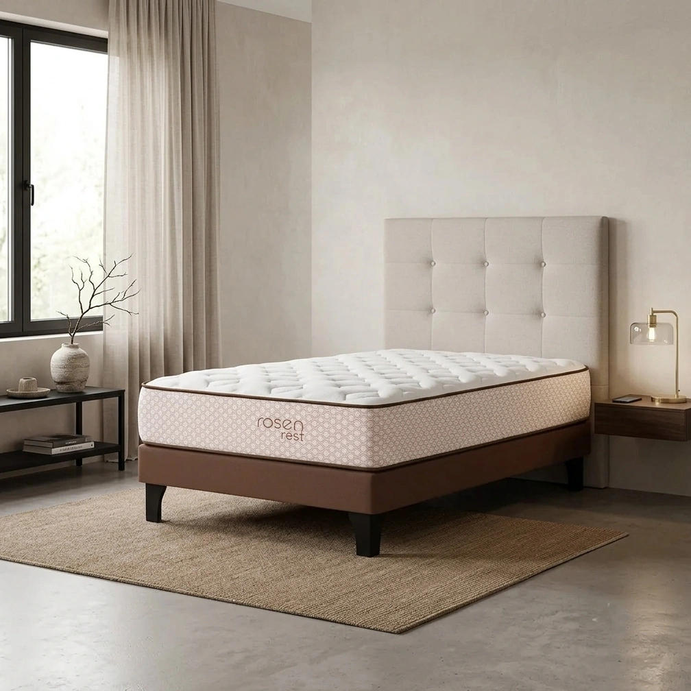 DORMITORIO EUROPEO ROSEN REST 1.5 PLAZAS ISSEY - 1