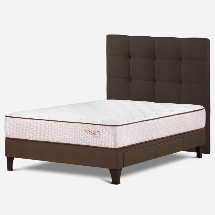 DORMITORIO EUROPEO CON CAJONES ROSEN REST 2 PLAZAS ISSEY - 3