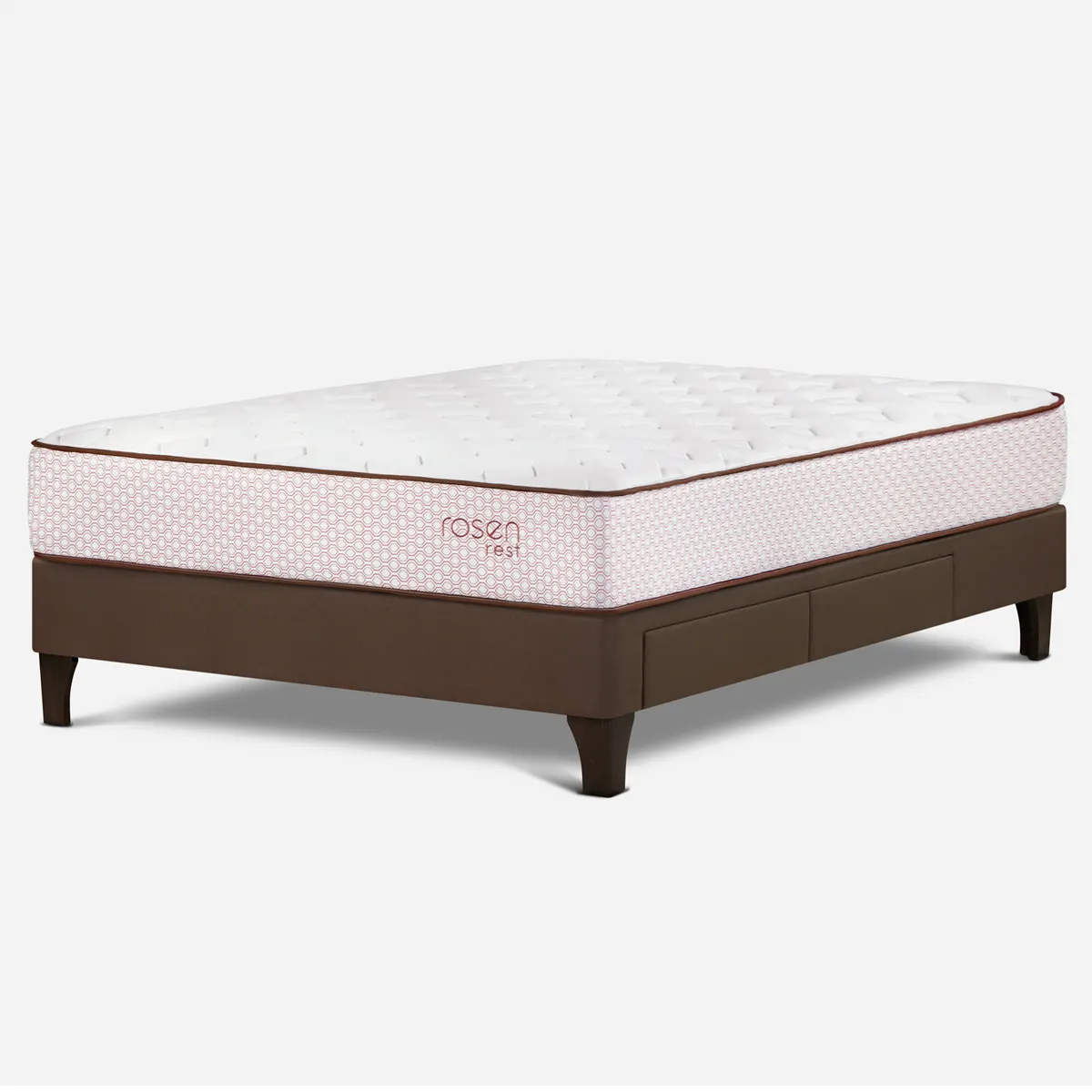 CAMA EUROPEA CON CAJONES ROSEN REST 2 PLAZAS - 2