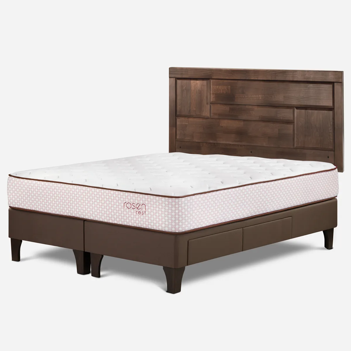 DORMITORIO EUROPEO CON CAJONES ROSEN REST QUEEN DOLCE - 2