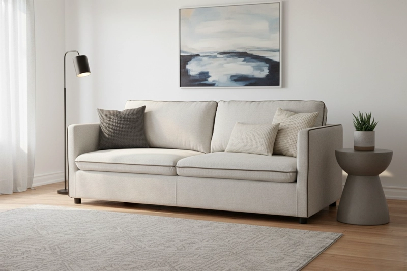 SOFÁ RIPLEY HOME PIPING 3 CUERPOS BEIGE - 1