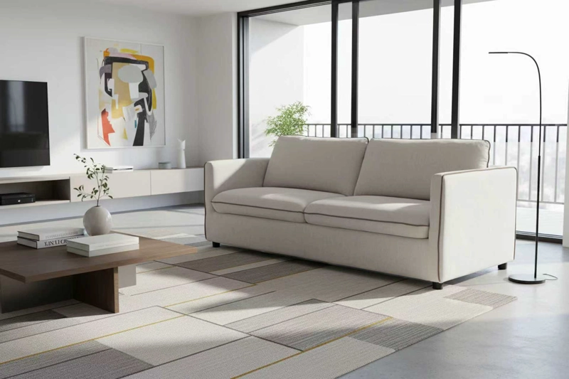 SOFÁ RIPLEY HOME PIPING 3 CUERPOS BEIGE - 2