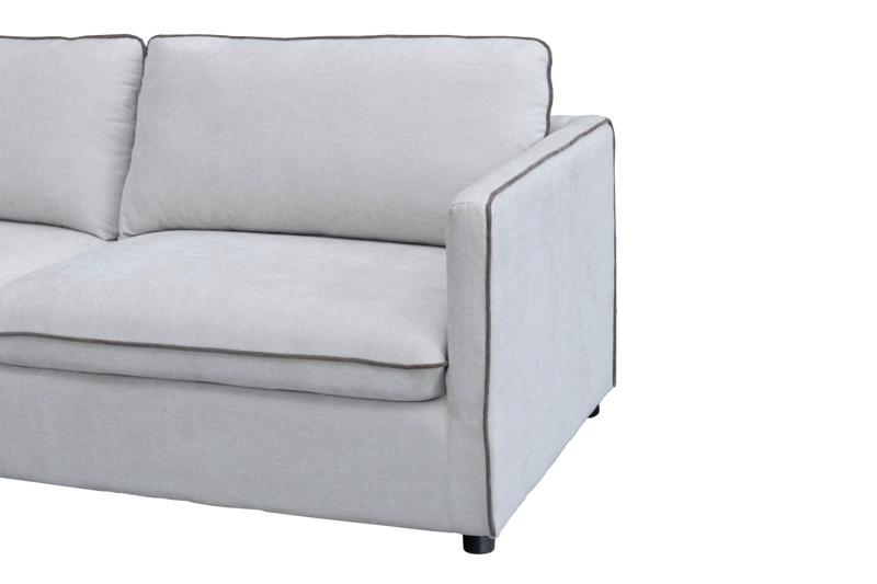 SOFÁ RIPLEY HOME PIPING 3 CUERPOS BEIGE - 8