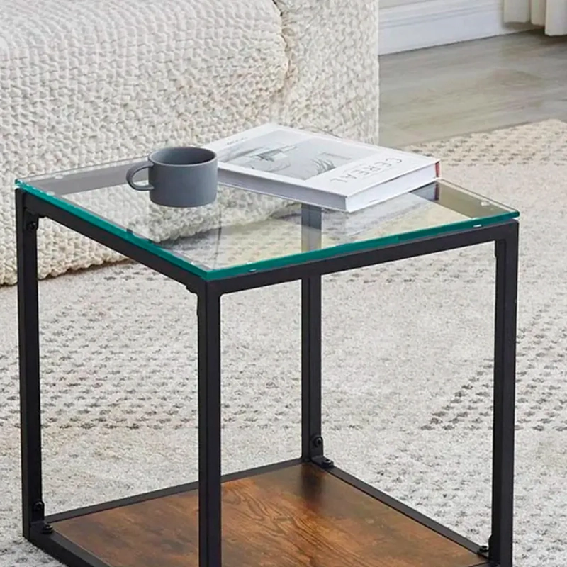 MESA DE CENTRO + MESA LATERAL RIPLEY HOME PENELOPE METAL CAFÉ - 9
