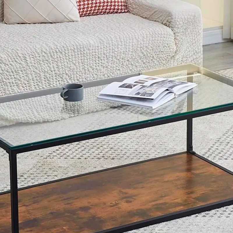 MESA DE CENTRO + MESA LATERAL RIPLEY HOME PENELOPE METAL CAFÉ - 10
