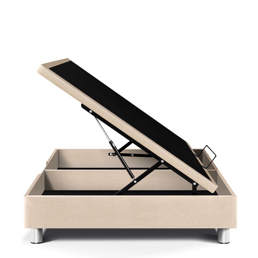 BASE BOXET PARAÍSO DELUXE 1.5 PLAZAS CHAMPAGNE - 3