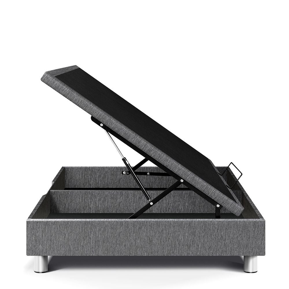 BASE BOXET PARAÍSO DELUXE 1.5 PLAZAS GRIS - 3
