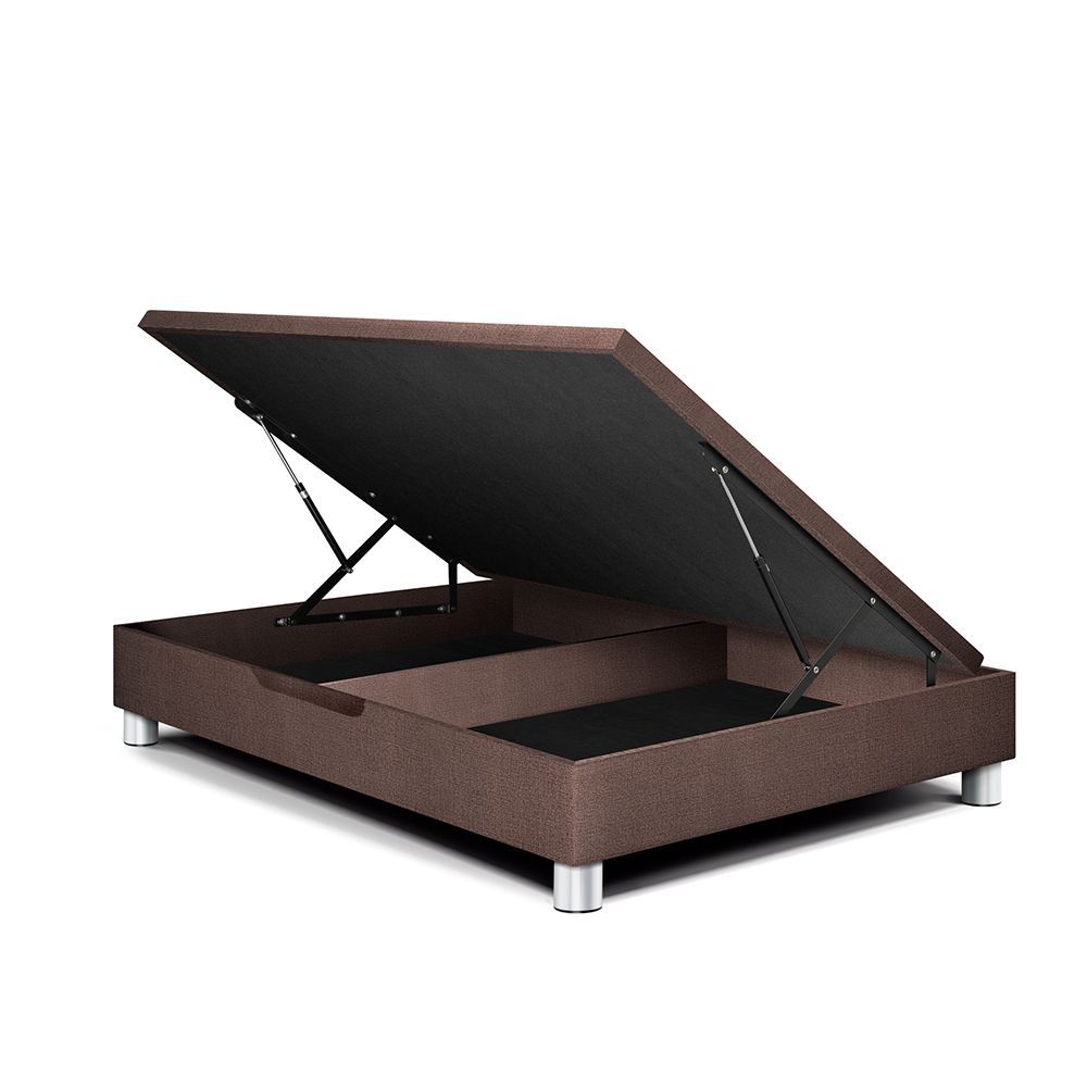BASE BOXET PARAÍSO DELUXE 1.5 PLAZAS CHOCOLATE - 1