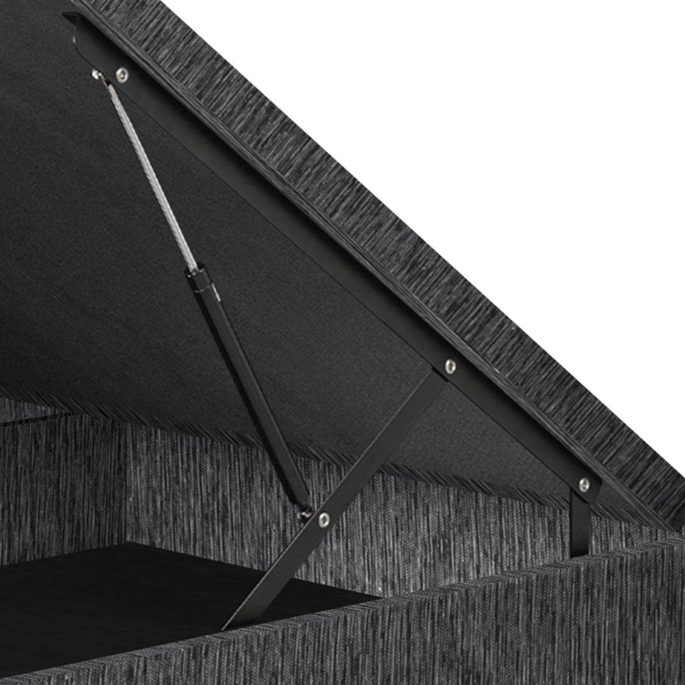 BASE BOXET PARAÍSO DELUXE 1.5 PLAZAS CHARCOAL - 4