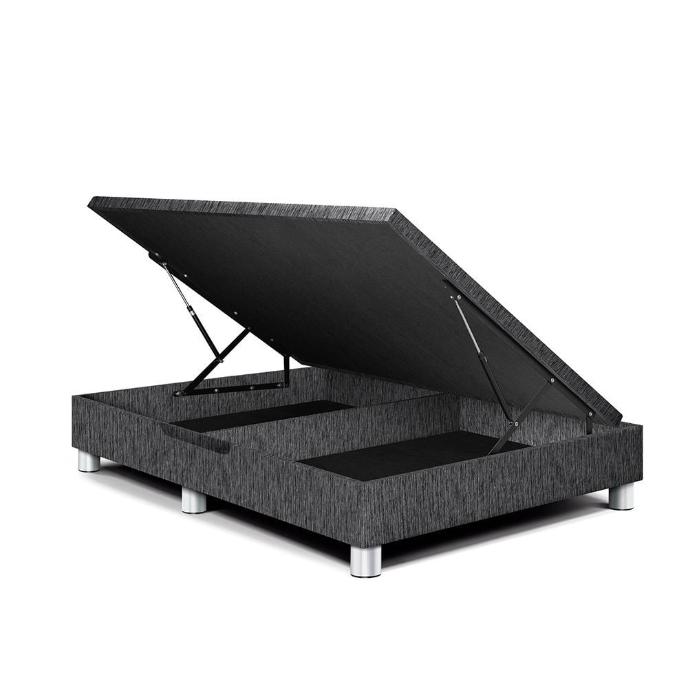 BASE BOXET PARAÍSO DELUXE QUEEN CHARCOAL - 1