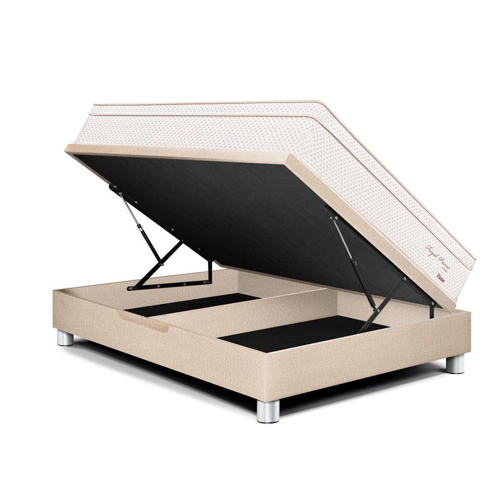 DORMITORIO BOXET PARAISO ROYAL PRINCE FIRME 1.5 PLAZAS + 1 ALMOHADA VISCOELÁSTICA - 2